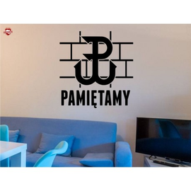 Naklejka PAMIĘTAMY PW