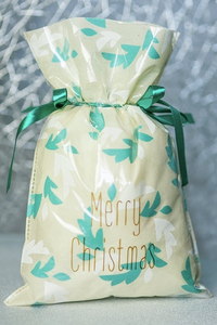 Woreczek prezentowy MERRY CHRISTMAS-LISTKI