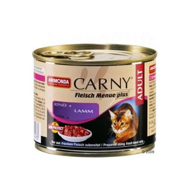 Animonda Carny Adult Wołowina + Jagnięcina puszka 200g