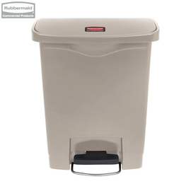 Kosz Slim Jim® Step-On 30L Resin Containers beige