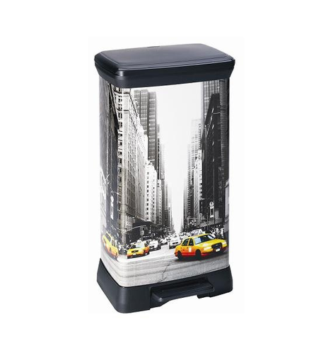 Kosz na śmieci Deco Bin 50L New York City