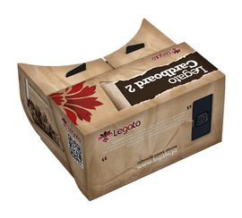 Legato CardBoard2 - okulary 3D - gogle VR - ulepszona formuła - dostępne od ręki