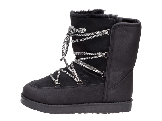 Ciepłe śniegowce damskie Kylie Crazy 503 NEGRO