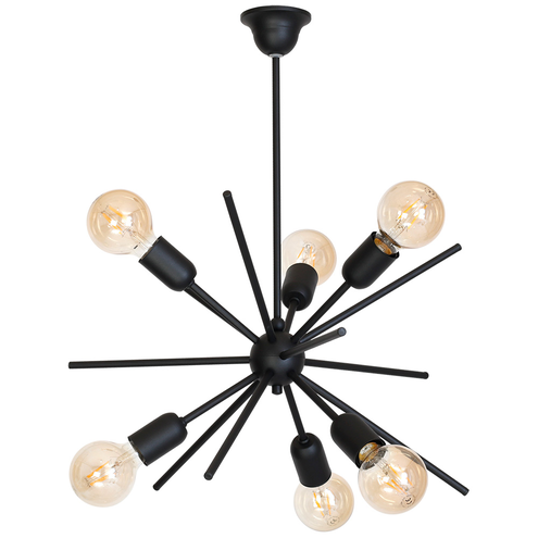 ŻYRANDOL 6-PŁ ASTRA II BLACK 939K1 Aldex