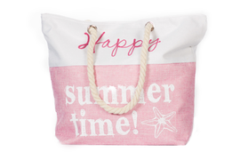Torba plażowa HAPPY SUMMER Pink