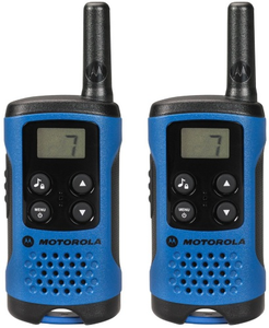 KRÓTKOFALÓWKA MOTOROLA TLKR T41 - niebieskie - Walkie-Talkie - Radiotelefon - zasięg 4km - dostępne od ręki