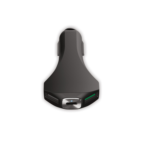 Forever ładowarka samochodowa - PPC-02 - 2xUSB + typ-C - szybkie ładowanie Qualcomm - dostępne od ręki