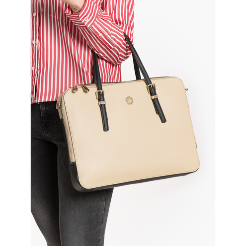 Tommy Hilfiger "Honey Computer Bag" Beige