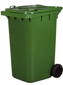 Pojemnik na odpady 240L zielony POJEMNIKI NA ODPADY