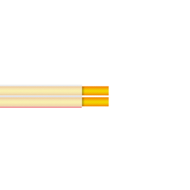 Kabel głośnikowy płaski przeźroczysty HiFi 2 żyły miedziane (grubość żył 2 x 1.50 mm2)