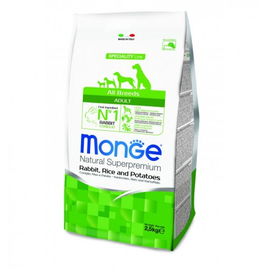 MONGE KRÓLIK Z RYŻEM I ZIEMNIAKAMI 2,5KG