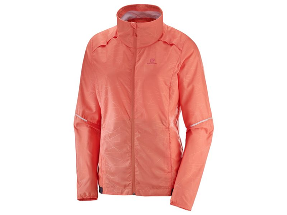 Damska kurtka do biegania Salomon Agile Wind Jkt W