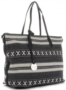 Diana&Co Modne Torebki Damskie w stylu boho Czarne (kolory)