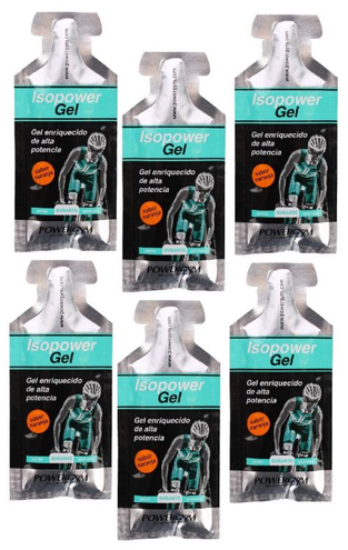 Powergym Isopower Gel [ 6x40G ] - Pomarańcz