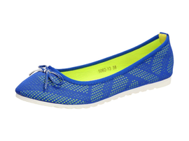 Niebieskie baleriny, buty damskie VICES 5062
