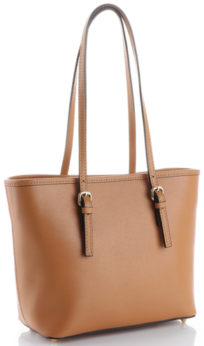 Klasyczne Torebki Skórzane na każdą okazję firmy Genuine Leather długie rączki Rude (kolory)