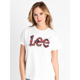 Lee "Floral Graphic Tee" Cloud Dancer