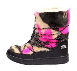 Ciepłe śniegowce damskie Kylie Crazy 502 ROSE