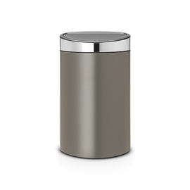 Kosz TOUCH BIN NEW 40L Platinum / Matt Steel