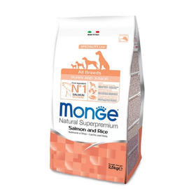 MONGE PUPPY ŁOSOŚ I RYŻ 2,5 KG