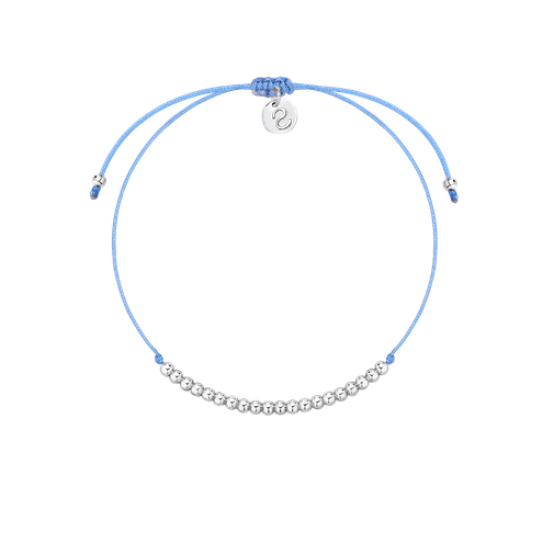 Bransoletka Casual Pastel Blue Srebrna