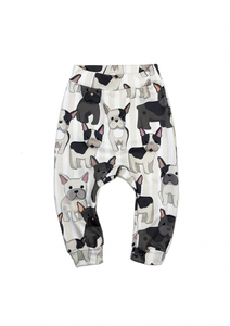 SPODNIE FRENCH DOG  PRINT