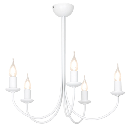 Żyrandol 5-PŁ FEB WHITE 831F Aldex