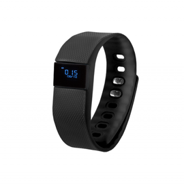 GoClever Smart Band - czarny - bluetooth 4.0 - krokomierz - monitor snu - monitor spalonych kalorii - do Android - do iOS - dostępne od ręki