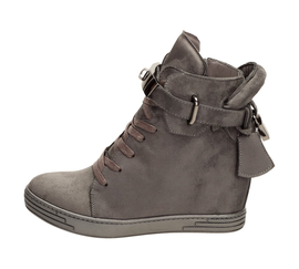 Szare botki damskie, sneakersy VINCEZA 2593