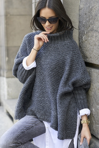 Sweter golf oversize ns23