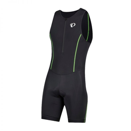 Pearl Izumi Select Pursuit Tri Suit | CZARNO-ZIELONY - startowy strój Triathlonowy 13111604-062