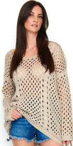 Sweter NUMINOU SU_59 Beżowy