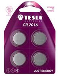 TESLA BATERIE CR2016 BLISTER 4sztuki