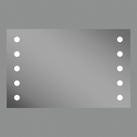 Lustro łazienkowe HOLLYWOOD LED 16/3805-80 ACB