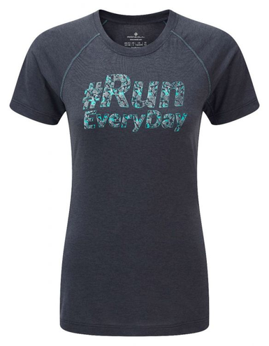 Ronhill Wmn's Stride Graphic Tee - damska koszulka do biegania RH-002825