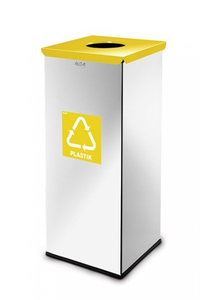 Kosz do segregacji odpadów EKO SQUARE PRESTIGE 60L plastik
