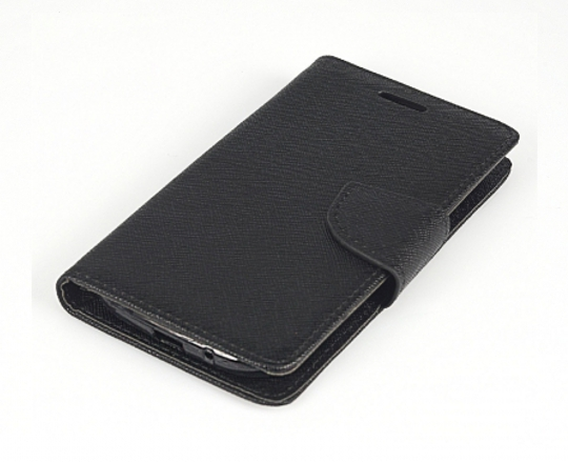 Etui do iPhone 6 - czarne - portfel - flip cover - miejsce na karty - dostępne od ręki