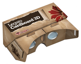 Legato Cardboard 3D Okulary - kompatybilne z Google Cardboard 3D VR
