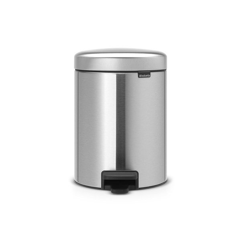 Kosz Pedałowy NEWICON 5L Matt Steel