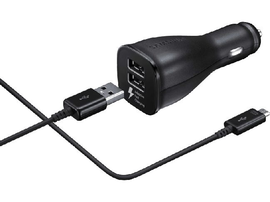Samsung ładowarka samochodowa - LN920 + DU4EBE - 2xUSB - fast charging - dostępne od ręki