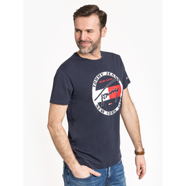 Tommy Jeans "Circle Graphic Tee"  Navy