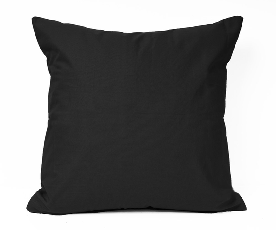 Poszewka bawełniana Semplice czarna 40x40
