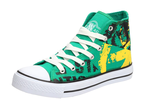 Markowe zielone trampki NEW AGE 082 GN