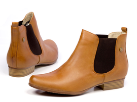 -50%Markowe botki na gumkę McArthur camel BP03