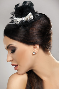 Ozdoba do włosów MINI TOP HAT 16