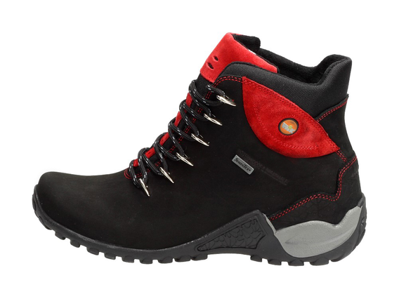 POLSKIE śniegowce damskie NIK 126BK TREKKING