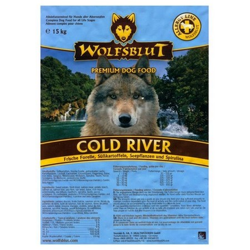 Wolfsblut Dog Cold River - pstrąg i bataty 15kg
