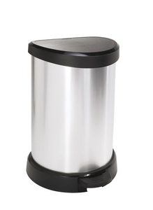 Kosz na śmieci Deco Bin 20L srebrny