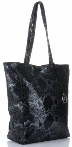 Torebki Skórzane ShopperBag VITTORIA GOTTI Czarne (kolory)