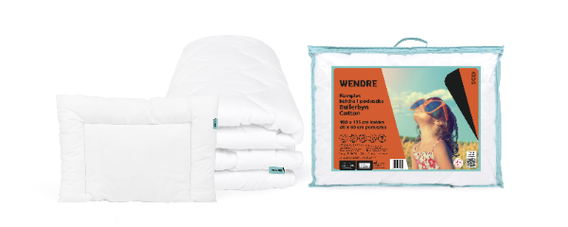 kołdra i poduszka dla dziecka BULLERBYN COTTON